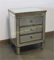 Mirrored 3 Drawer Chest of Drawers