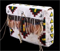 Sioux Fully Beaded Saddle Bag Early-Mid 20th C.
