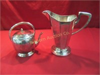 Vintage Silver Plate Pitcher & Tea/Coffee Pot