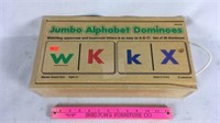 Jumbo Alphabet Dominoes Set