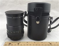 German Camera Lens and Leather Lens Case