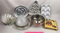 Aluminum Mold Trays and Checkerboard Cake Set