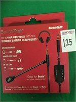 BOOMCHAT-4FT CABLE W/BOOM MIC IN-LINE VOLUME