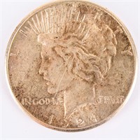 Coin 1924-S Peace Silver Dollar Choice