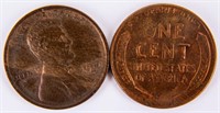 Coin 1917-D & 1929-P Lincoln Cents Choice BU