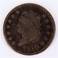 Coin 1810 United States Large Cent Nice!