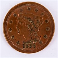 Coin 1856 United States Large Cent  Choice