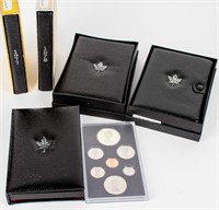 Coin 5 Canadian Proof Sets in Boxes