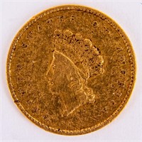 Coin 1855 Type II $1 Gold Coin Rare Type
