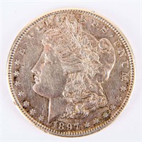 Coin 1897-S Morgan Silver Dollar Nice Scarce!