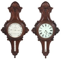 Pr. Monumental Wall Clock & Barometer