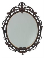 Victorian German Black Forest Mirror