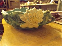 Roseville Pottery Water Lily Console Bowl
