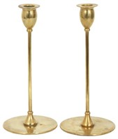 Pr. Jarvie Shop Brass Candlesticks - Alpha