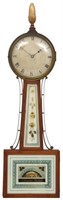 American Mahogany Weight Driven Banjo Clock