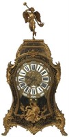 French Brass & Boulle Inlaid Bracket Clock
