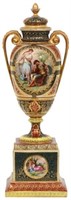 Royal Vienna Porcelain Covered Urn