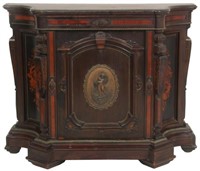 E.W. Hutchings Inlaid Rosewood Credenza