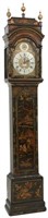 English Chinoiserie Tall Case Clock