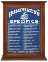 Humphrey's Specifics Apothecary Medicine Cabinet