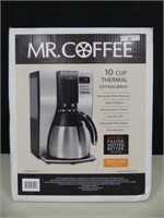 MR. COFFEE 10 CUP THERMAL OPTIMAL BREW MACHINE