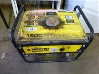 Champion 1500 watt generator - runs