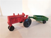Lee Toy Tractor and Wagon Set