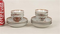 Early Chinese Export Cups And Saucers