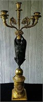 VINTAGE ANGEL 'REGENCY STYLE"  METAL CANDELABRA