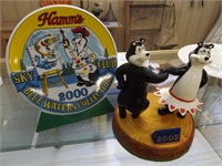 Two (2) Hamms Beer Advertising Plaques