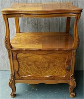 FRENCH PROVENCIAL BEDSIDE TABLE
