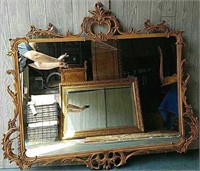 LARGE FRENCH PROVINCIAL MIRROR