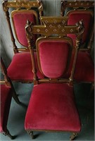 FRENCH VICTORIAN STYLE DINNING CHAIRS