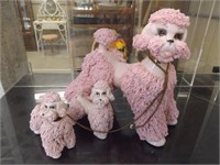 Pink Poodles - Set of Three
