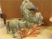 Horse Art Pottery TV Lamp