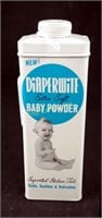 New Vintage Diaperwite 1950's Tin Baby Powder