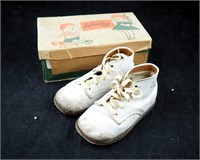 Vintage Stride Rite Baby Shoes 6 1/2 D In Box