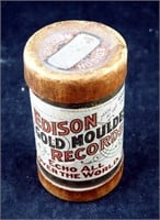 Vintage Edison Gold Molded Cylinder Record