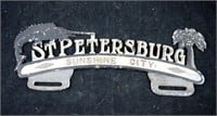 Vintage St Petersburg Florida License Plate Frame