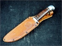 Vintage Boy Scouts 9" Knife W Sheath