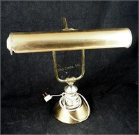 Vintage Brass 15" Banker's Desk Table Lamp