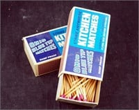 2 Boxes Ohio Blue Tip Safety Stick Wood Matches