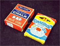 Vintage Conncolors Pencils & Bri Tone Chalk