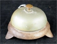 Antique Metal Store Counter Service Bell 4"