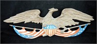 23" Painted Cast Aluminum American Eagle