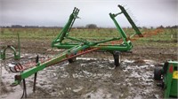 Shop built bifold spring tooth cultivator