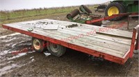 Shop built 16ft tandem axle trailer