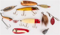 Fishing Lures Spooners, Fred Arbogast & Others