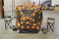 Gander Mountain 1-Man Blind with (2) Chairs