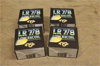 (4) Boxes LR7/8 Low Recoil 12GA Shotgun Shells